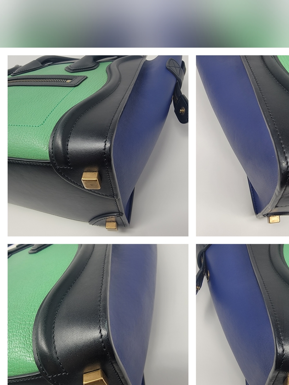 CELINE Micro Luggage Satchel Leather Calfskin Bag - Picture 11 of 13